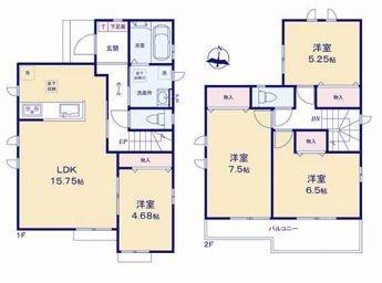 【A号棟】保土ケ谷区新築戸建2台駐車可