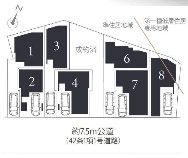 【6号棟】中区新築戸建納戸SIC