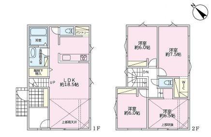 【C号棟】海老名市新築戸建2台駐車可パントリー