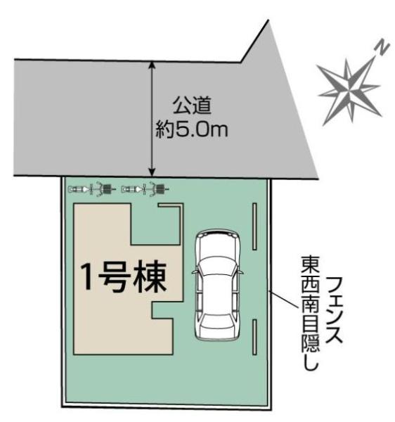 【1号棟】相模原市新築戸建ビルトイン車庫LDK18帖