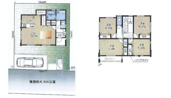 旭区中古戸建築浅南面道路接道パントリー