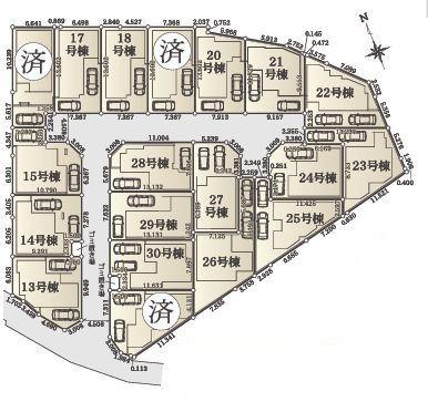 【22号棟】茅ヶ崎市新築戸建2台駐車可パントリー