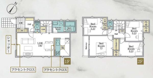 【2号棟】泉区新築戸建2台駐車可LDK18帖SIC