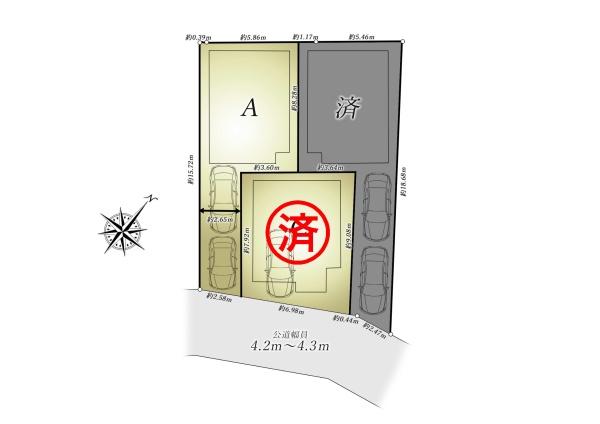 【A号棟】逗子市新築戸建2台駐車可WIC駅より平坦