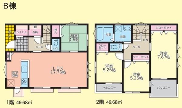 【B号棟】戸塚区新築戸建SIC地下車庫