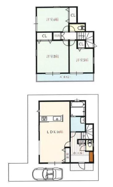 港北区新築戸建床暖房閑静な住宅街