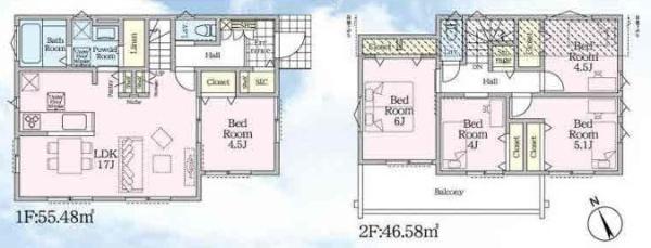 【1号棟】都筑区新築戸建パントリーリネン棚
