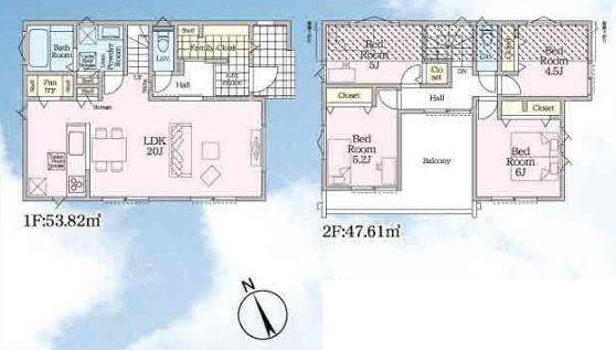【4号棟】都筑区新築戸建パントリーリネン庫