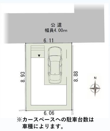 港北区新築戸建ビルトイン車庫スカイバルコニー