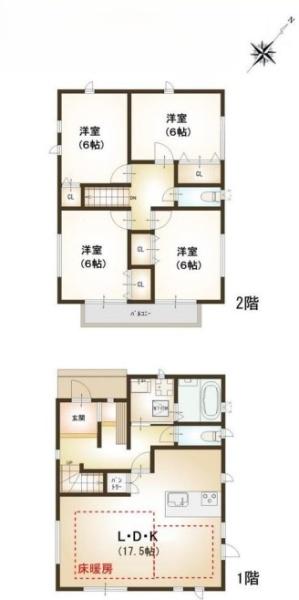 【14号棟】鶴見区新築戸建床暖房エコジョーズ