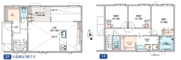 泉区新築戸建LDK20帖以上ファミクロSIC