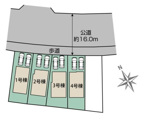 【4号棟】町田市新築戸建2台駐車可LDK21帖