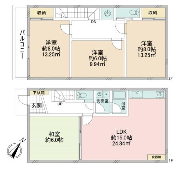 都筑区中古戸建駅歩6分