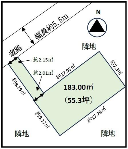 寒川町売地建築条件無し55坪超駅歩8分