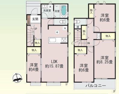 【A号棟】大和市新築戸建2台駐車可