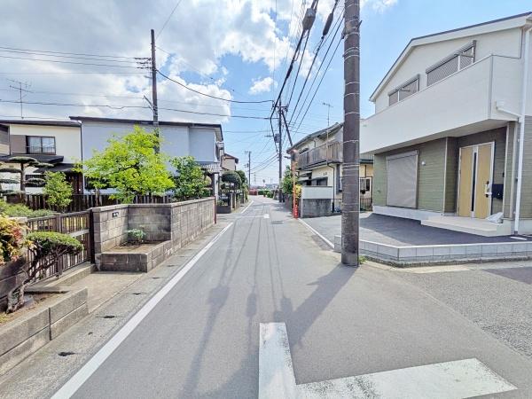 【1号棟】大和市新築戸建北東角地カースペース