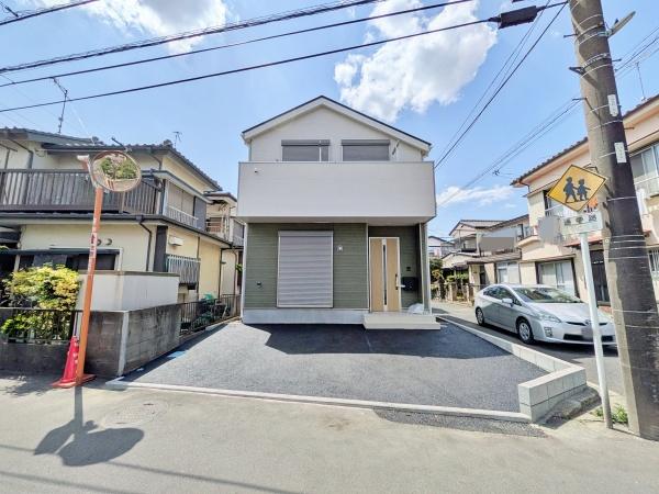 【1号棟】大和市新築戸建北東角地カースペース