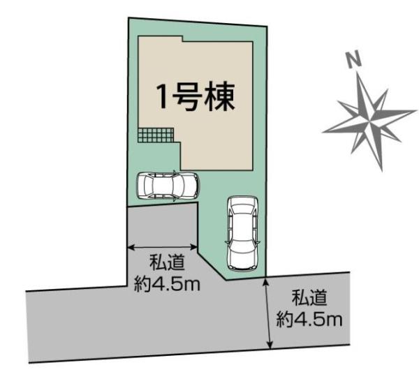 【1号棟】旭区新築戸建2台駐車可LDK22帖以上WIC