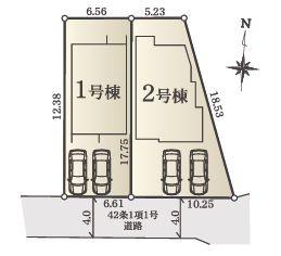【2号棟】鶴見区新築戸建2台駐車可パントリー