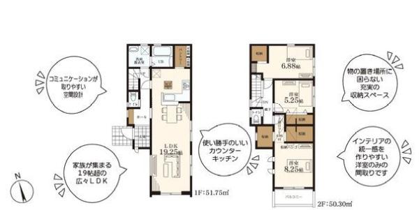 【1号棟】川崎市新築戸建駅歩9分LDK19帖以上
