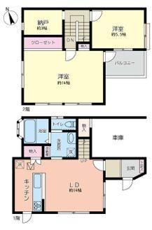 港南区中古戸建リフォーム納戸ビルトイン車庫