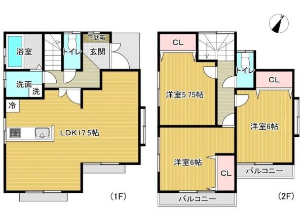 町田市中古戸建リノベカースペース全居室収納