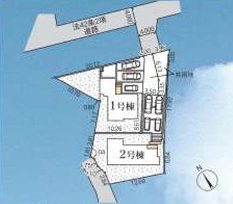 【2号棟】金沢区新築戸建4台駐車可パントリー