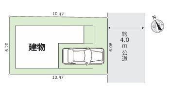 大和市新築戸建ビルトイン車庫パントリー