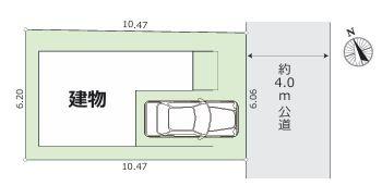 大和市新築戸建駅歩8分ビルトイン車庫パントリー