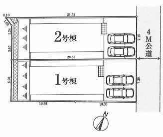 【2号棟】川崎市新築戸建2台駐車可LDK21帖以上