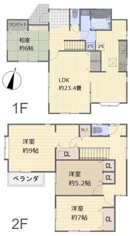 川崎市中古戸建LDK23帖以上地下車庫