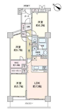 セントラルコート横濱井土ヶ谷【WIC駅歩7分】