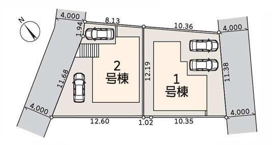 【2号棟】旭区売地2台駐車可