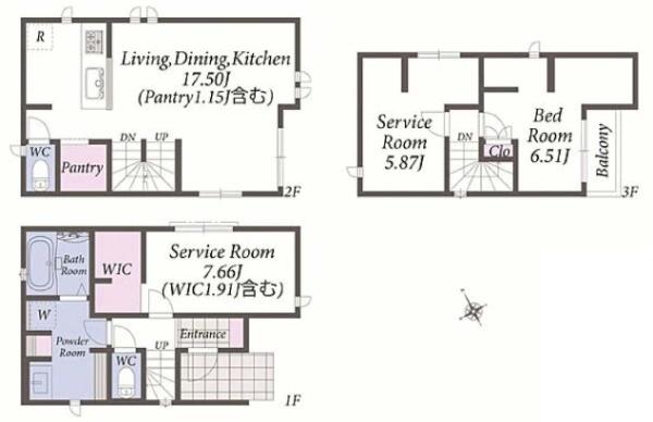 【5号棟】旭区新築戸建駅歩11分カースペース