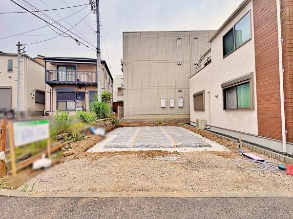 南区新築戸建角地省エネ基準適合住宅カースペース