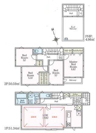 【2号棟】金沢区新築戸建LDK19帖以上床暖房駅歩3分