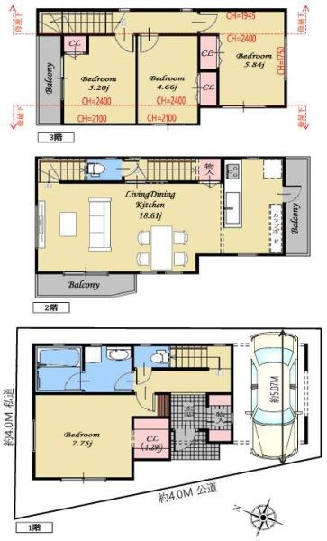 【2号棟】南区新築戸建LDK18帖以上駅歩8分
