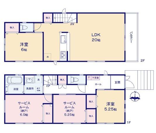 【3号棟】藤沢市新築戸建駅歩5分納戸LDK20帖