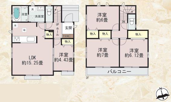 【B号棟】泉区新築戸建駅歩8分