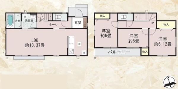 【C号棟】泉区新築戸建駅歩8分