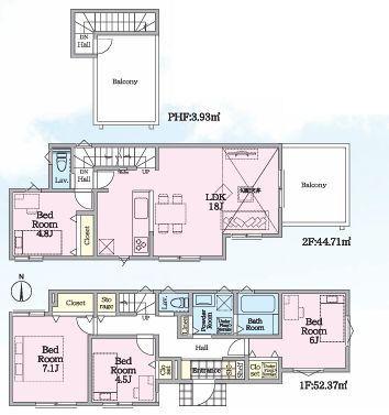 【3号棟】戸塚区新築戸建ルーバルLDK18帖
