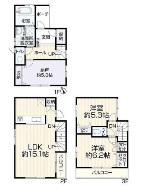 横浜市港北区新吉田東３丁目の中古一戸建て