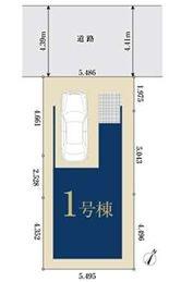 【1号棟】鶴見区新築戸建ビルトイン車庫LDK18帖以上