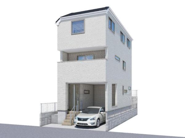 【1号棟】鶴見区新築戸建ビルトイン車庫LDK18帖以上