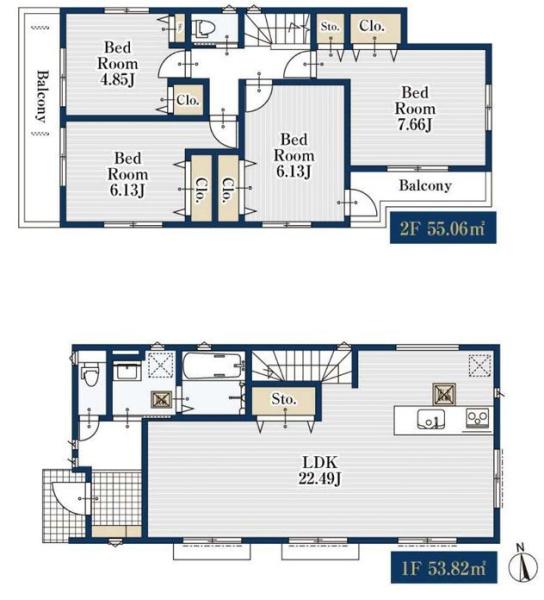 【2号棟】鶴見区新築戸建LDK22帖以上