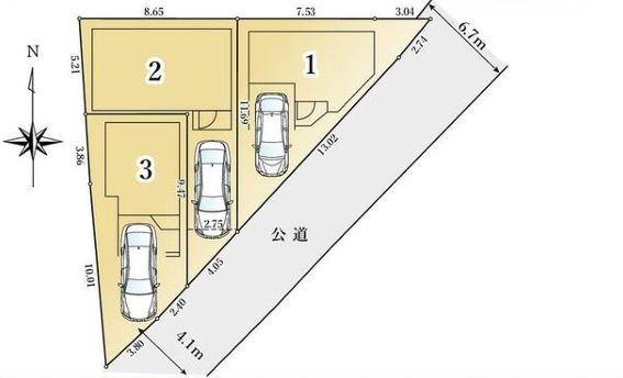 【1号棟】川崎市新築戸建ビルトイン車庫