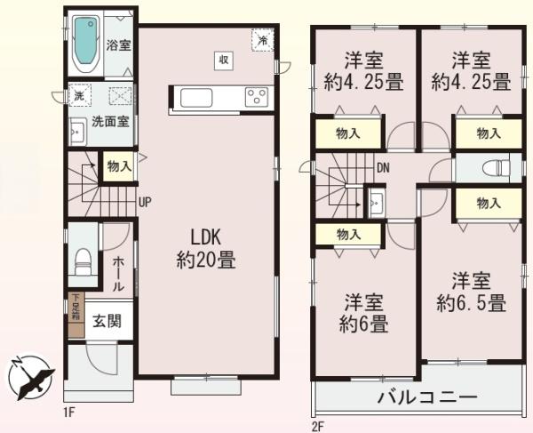 【B号棟】藤沢市新築戸建SICカースペース2台