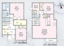 【B号棟】葉山町新築戸建2台駐車可SIC