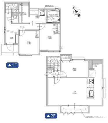 【2号棟】緑区新築戸建2台駐車可LDK19帖以上