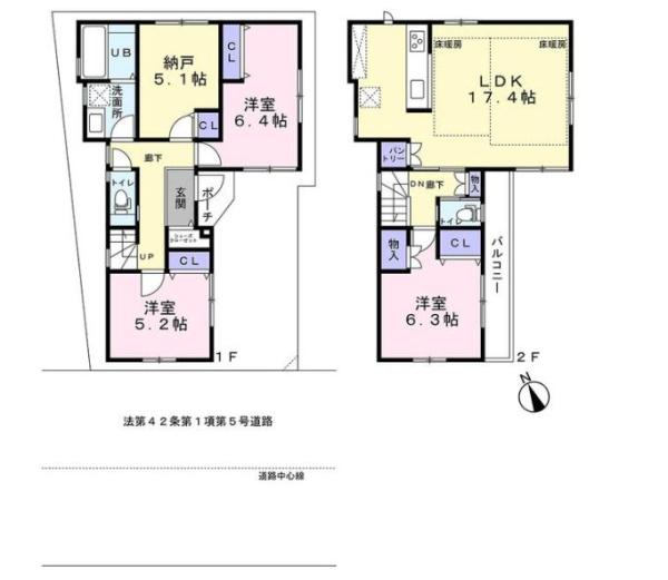【A号棟】保土ケ谷区新築戸建床暖房納戸